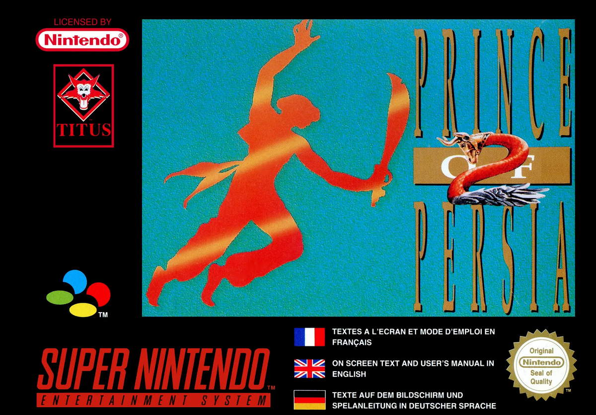 Game | Super Nintendo SNES | Prince Of Persia 2 Physical Video Games Game Nintendo