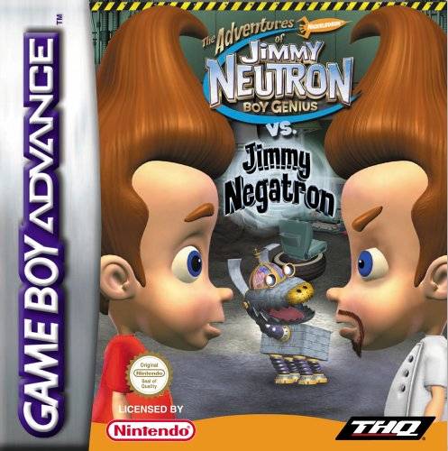 Game Nintendo Game Boy Advance GBA Jimmy Neutron Jimmy Negatro