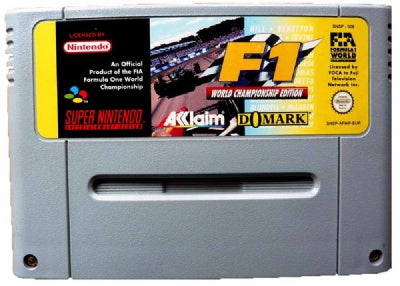 Game | Super Nintendo SNES | F1 World Championship Edition