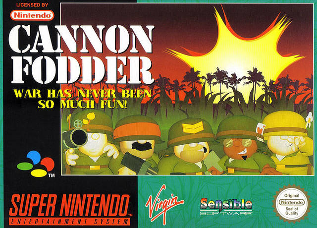 Game | Super Nintendo SNES | Cannon Fodder