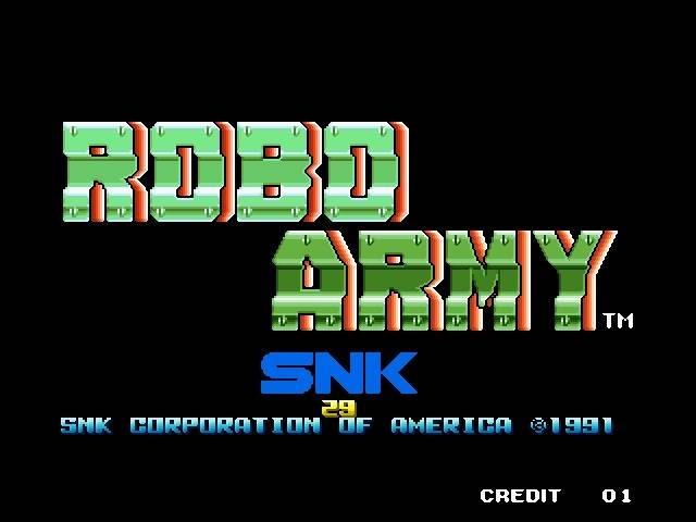 Game | SNK Neo Geo AES | Robo Army [Japan]