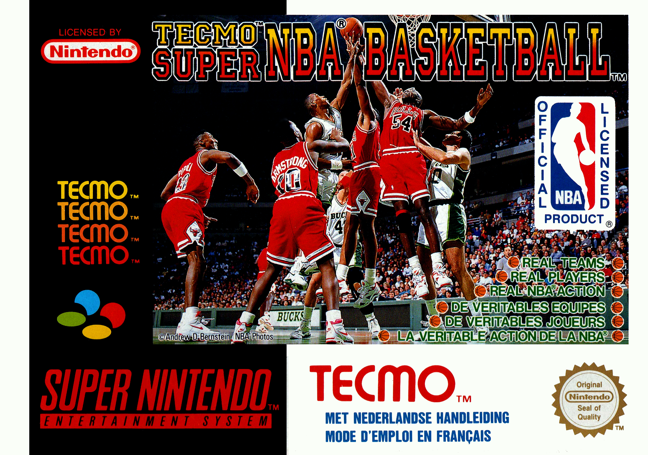 Game | Super Nintendo SNES | Tecmo Super NBA Basketball