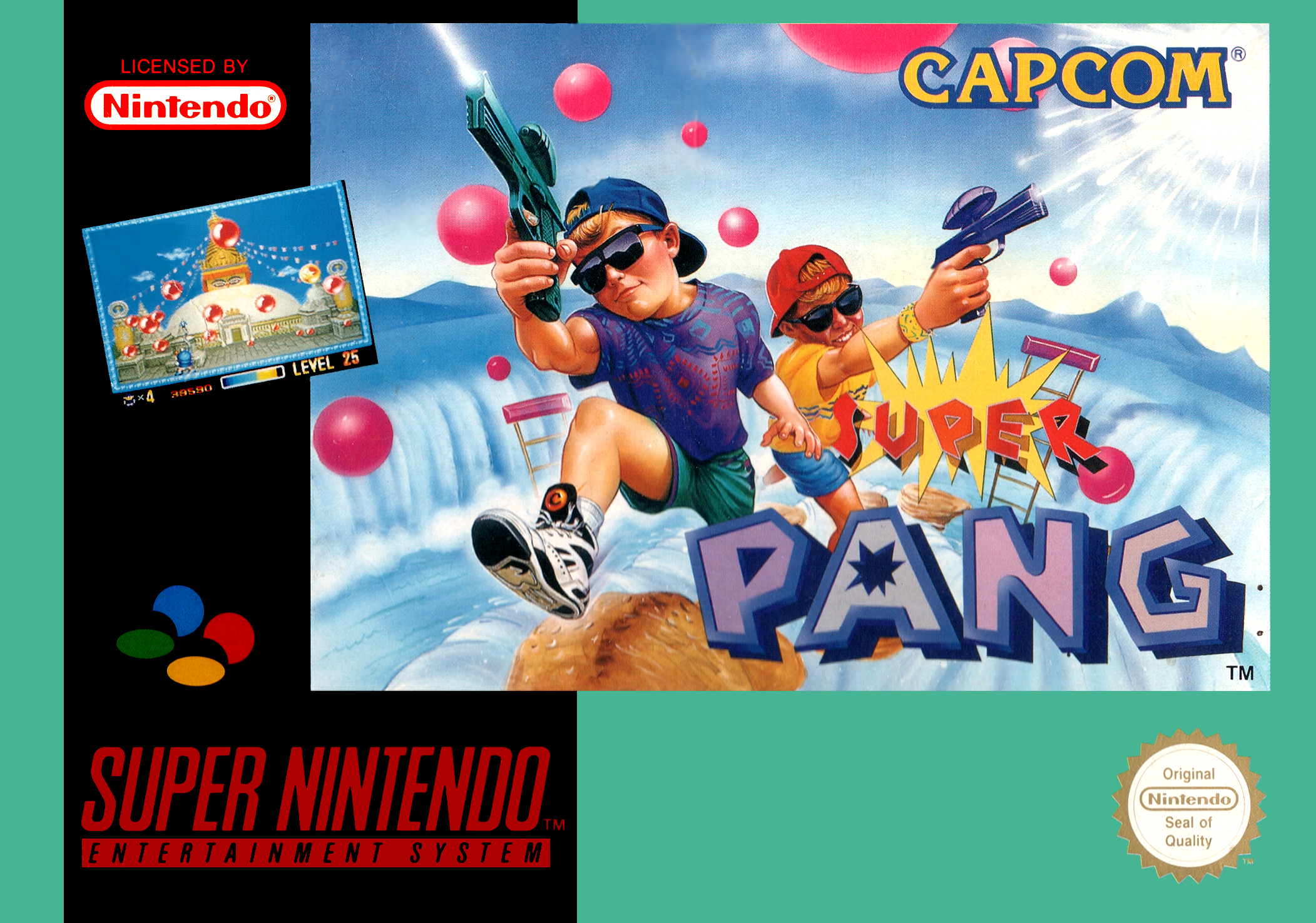 Game | Super Nintendo SNES | Super Pang