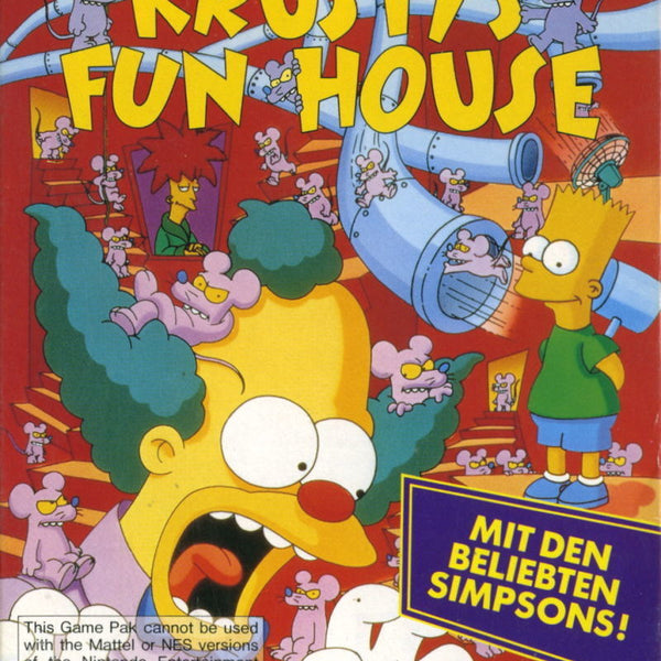 Krusty's fun shop house nes