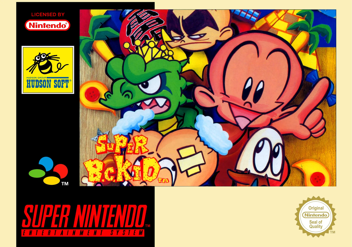 Game | Super Nintendo SNES | Super B.C. Kid Physical Video Games Game Nintendo