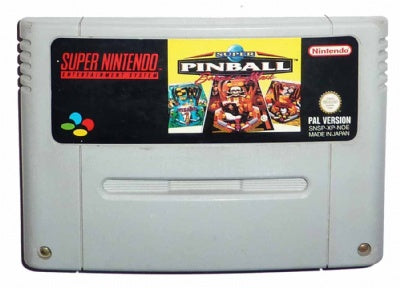 Game | Super Nintendo SNES | Super Pinball Behind The Mask