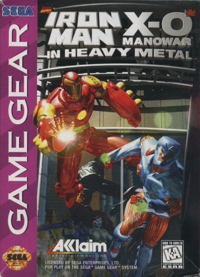 Game | Sega Game Gear | Iron Man X-O Manowar In Heavy Metal