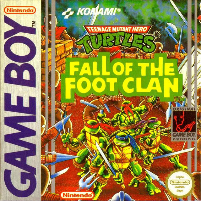 Game | Nintendo Game Boy GB | Teenage Mutant Hero Turtles: Fall Of The Foot Clan