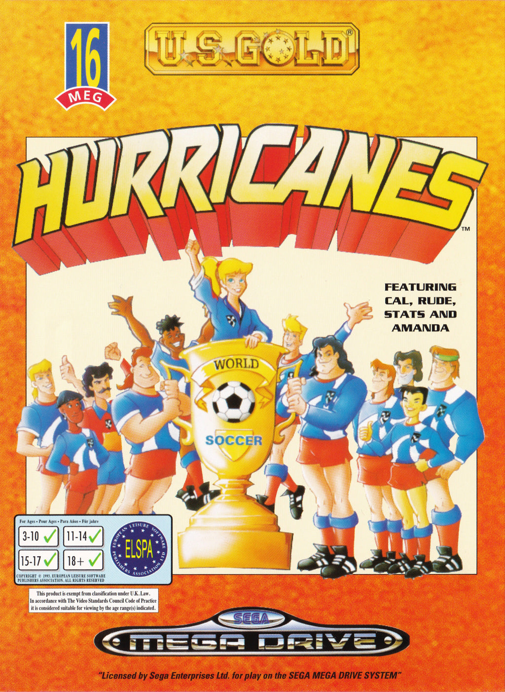 Game | Sega Mega Drive | Hurricanes