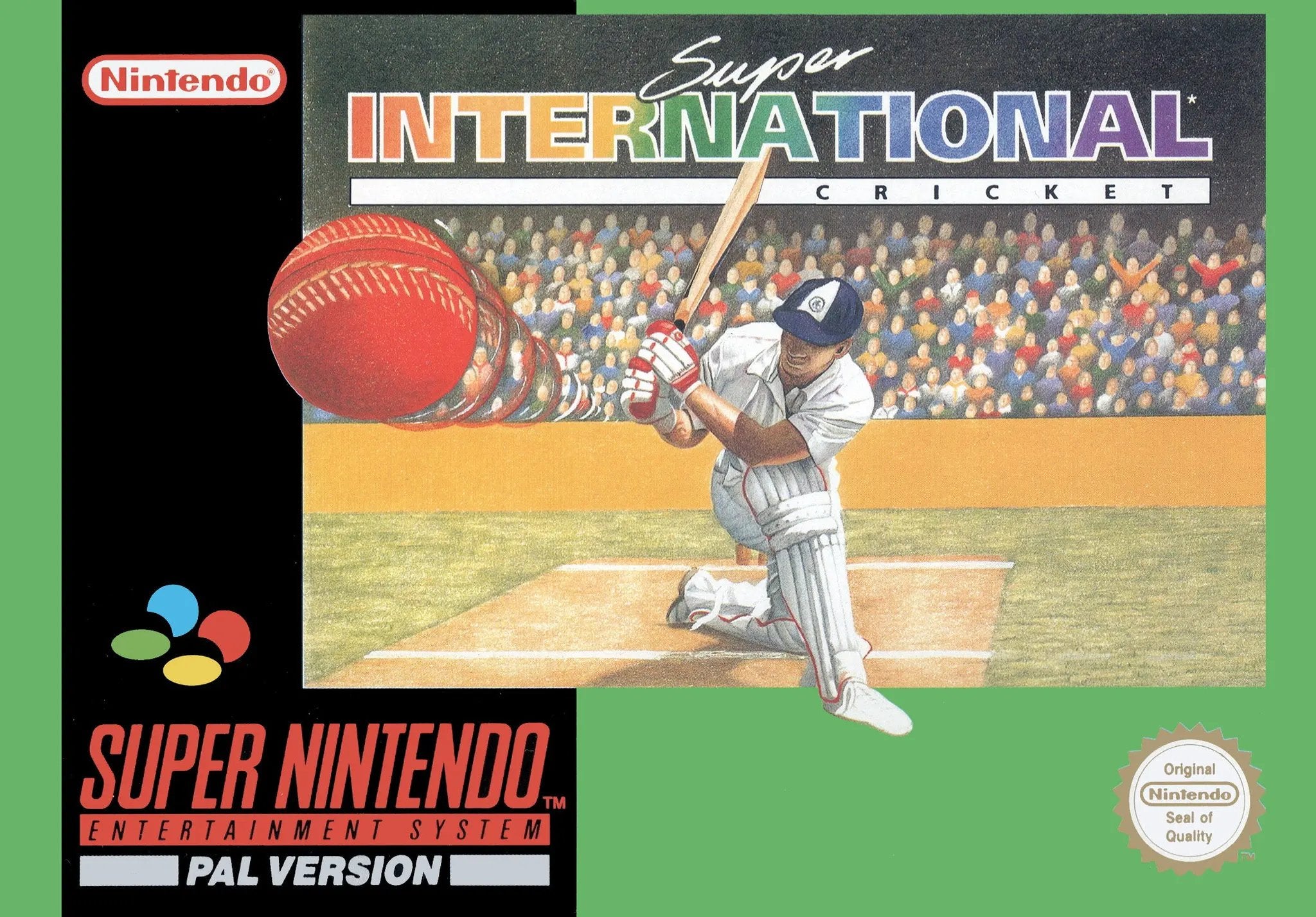 Game | Super Nintendo SNES | Super International Cricket Physical Video Games Game Nintendo