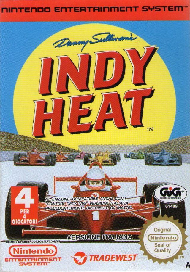 Game | Nintendo NES | Danny Sullivan's Indy Heat