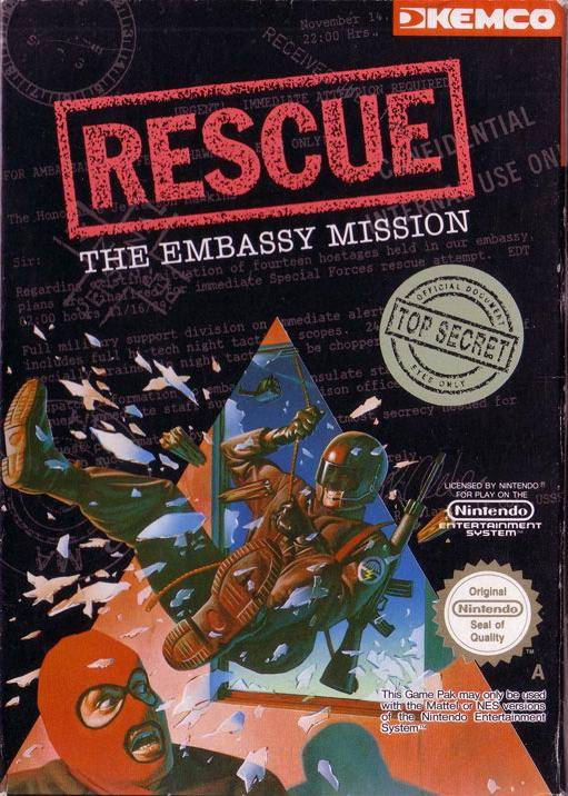 Game | Nintendo NES | Rescue The Embassy Mission