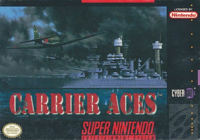 Game | Super Nintendo SNES | Carrier Aces