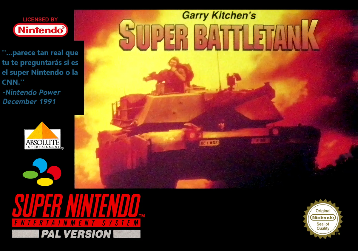 Game | Super Nintendo SNES | Super Battletank Physical Video Games Game Nintendo