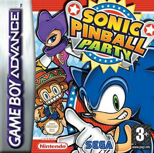 Game | Nintendo Game Boy Advance GBA | Sonic Pinball Party