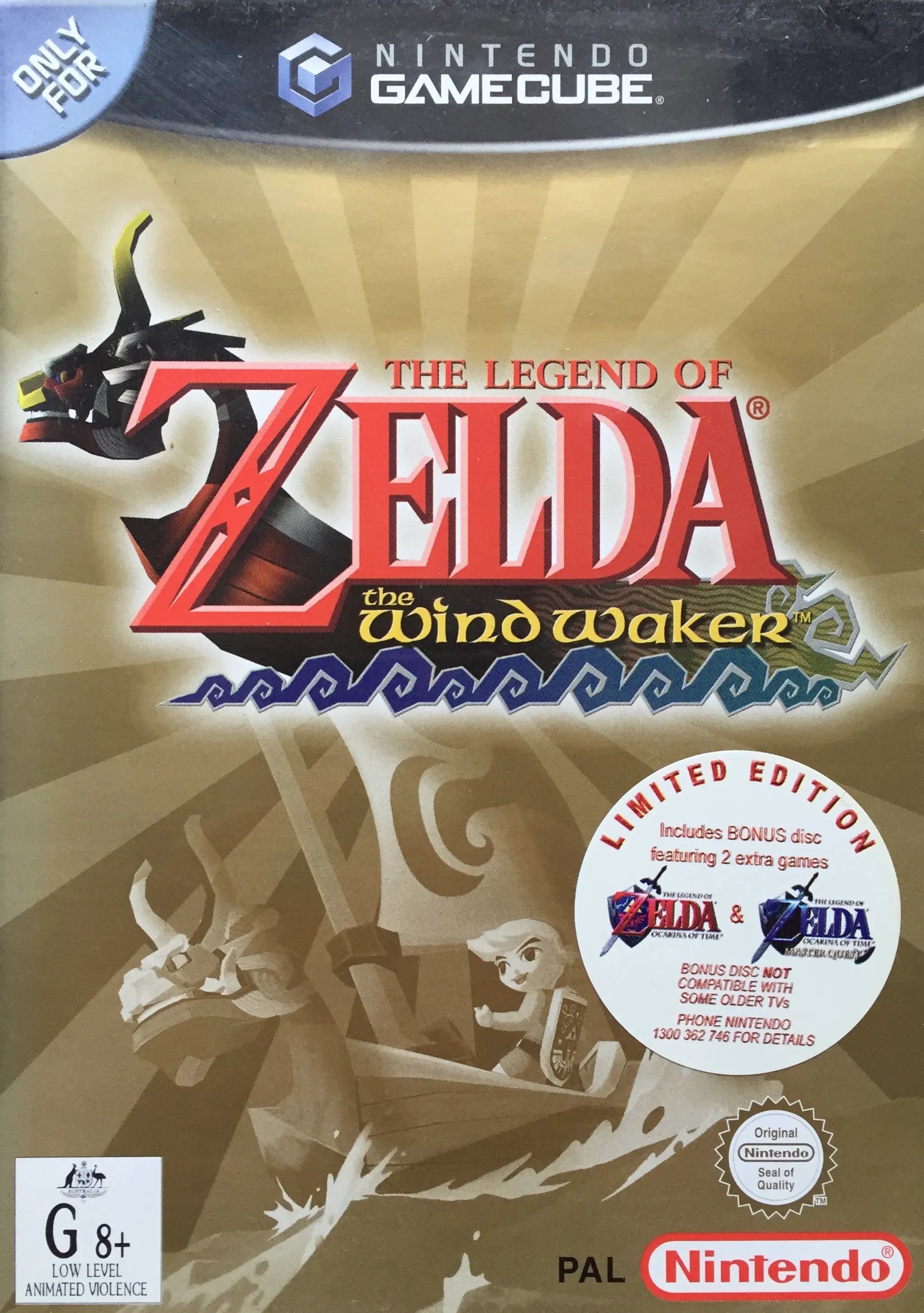 Game | Nintendo GameCube | Zelda Wind Waker (Limited Edition) Physical Video Games Game Nintendo