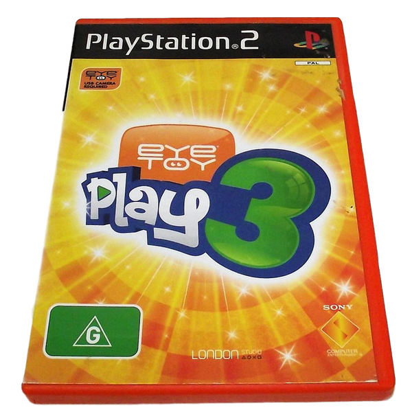 EyeToy Play 3 Pour PS2, Complet Et En PAL, Prêt à Bouger !