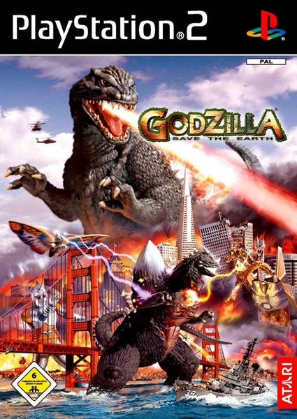 Game Sony PlayStation PS2 Godzilla Save The Earth