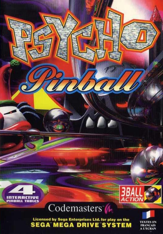 Game | Sega Mega Drive | Psycho Pinball