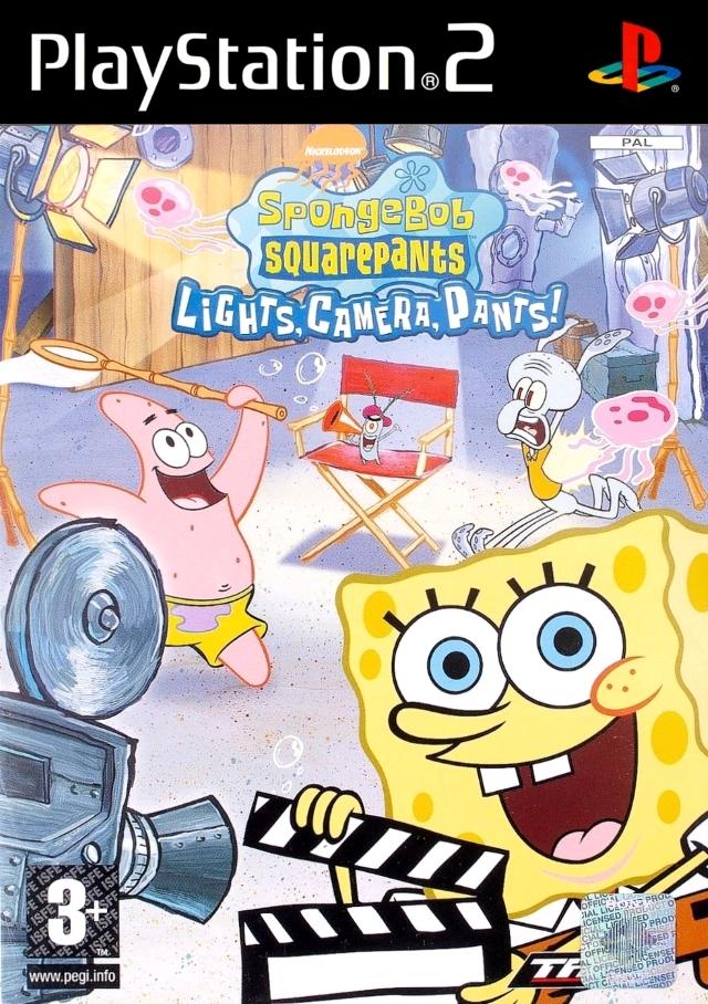Game | Sony PlayStation PS2 | SpongeBob SquarePants Lights Camera Pants