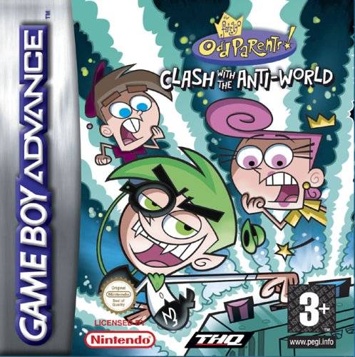 Game | Nintendo Game Boy Advance GBA | Fairly Odd Parents Clash With The Anti-World