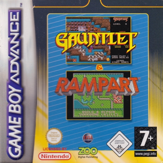 Game | Nintendo Game Boy Advance GBA | Gauntlet & Rampart