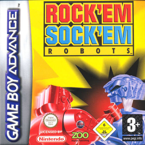 Game | Nintendo Game Boy Advance GBA | Rock 'Em Sock 'Em Robots