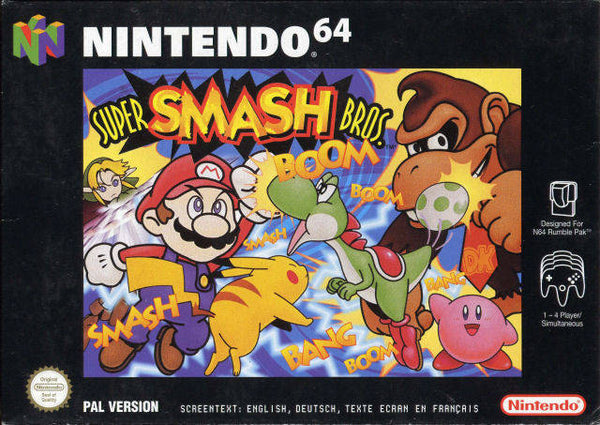 Art Super Smash Bros Retro Bros Nintendo Super Smash Bros 64 Retro