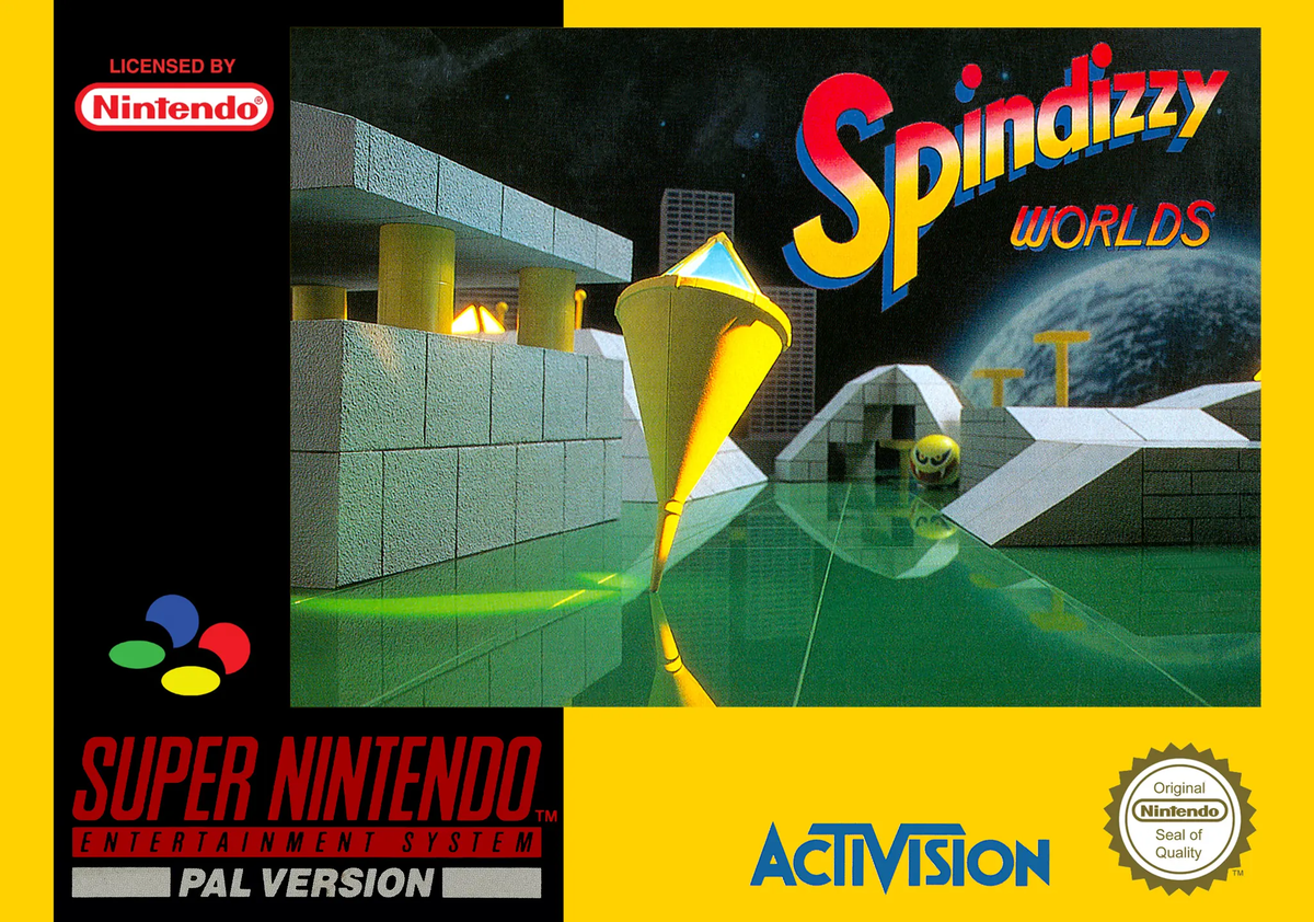 Game | Super Nintendo SNES | Spindizzy Worlds Physical Video Games Game Nintendo