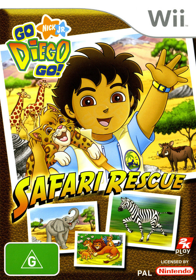 Game | Nintendo Wii | Go, Diego, Go: Safari Rescue