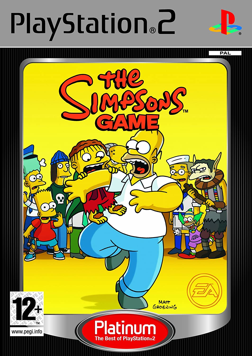 Game | Sony PlayStation PS2 | The Simpsons Game (Platinum)