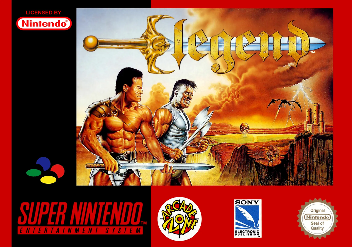 Game | Super Nintendo SNES | Legend Physical Video Games Game Nintendo