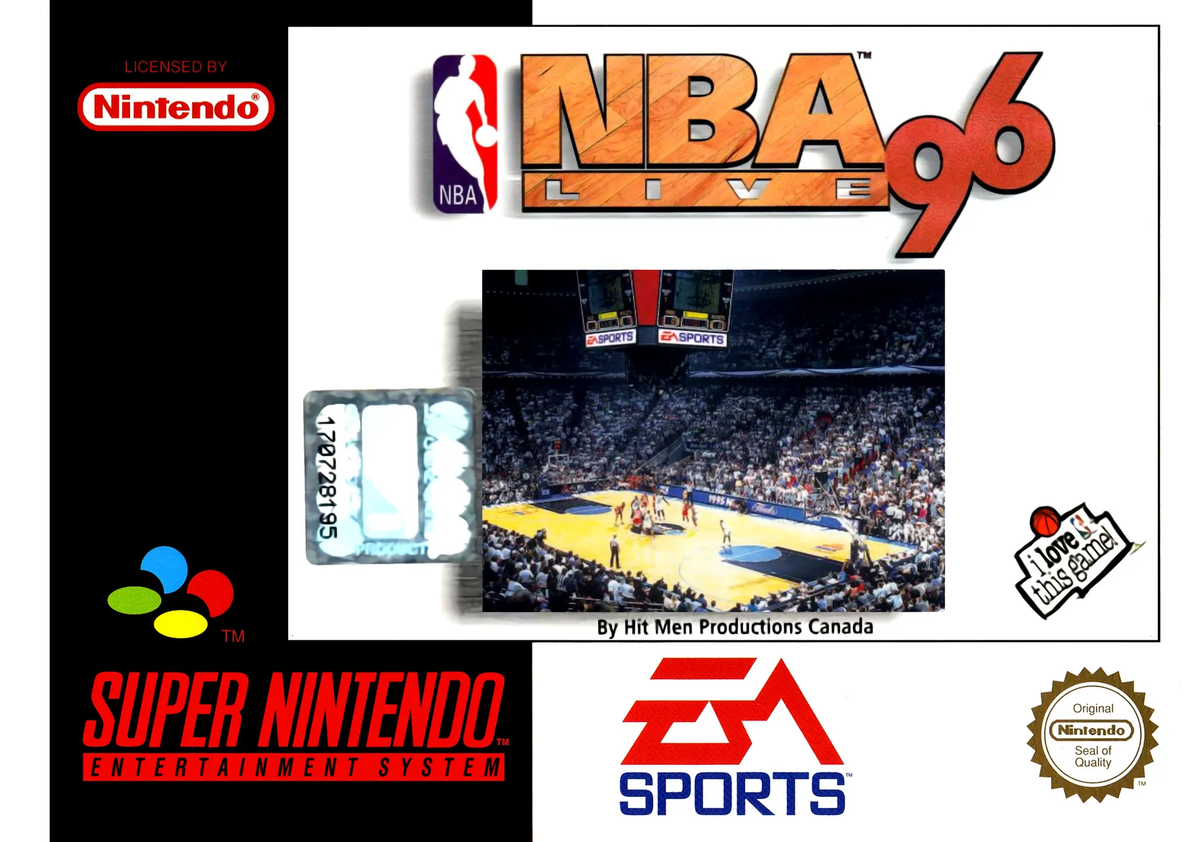Game | Super Nintendo SNES | NBA Live 96 Physical Video Games Game Nintendo