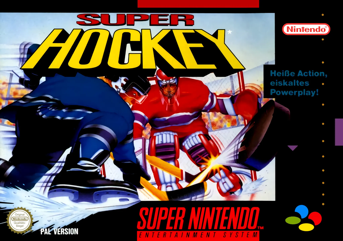 Game | Super Nintendo SNES | Super Hockey Physical Video Games Game Nintendo