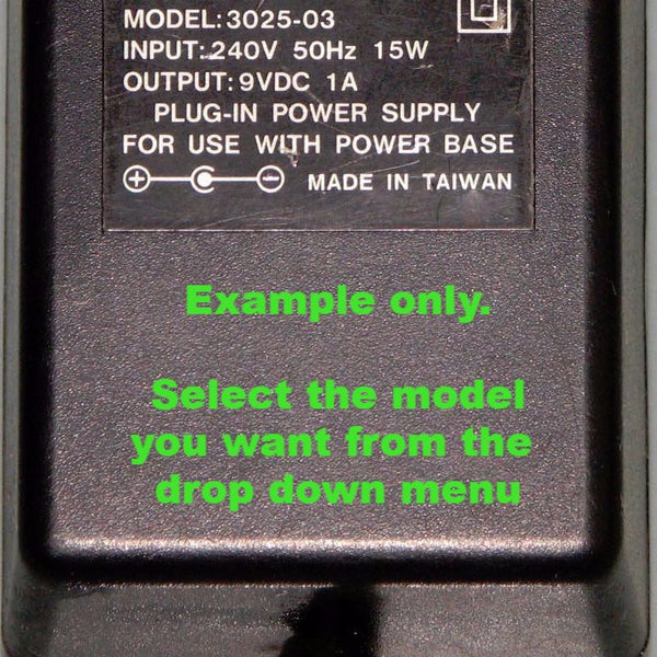 Sega Mega Drive 1 Power Supply Adapter - New Aftermarket 10V With NZ/AU Plug (1.8m Cable)