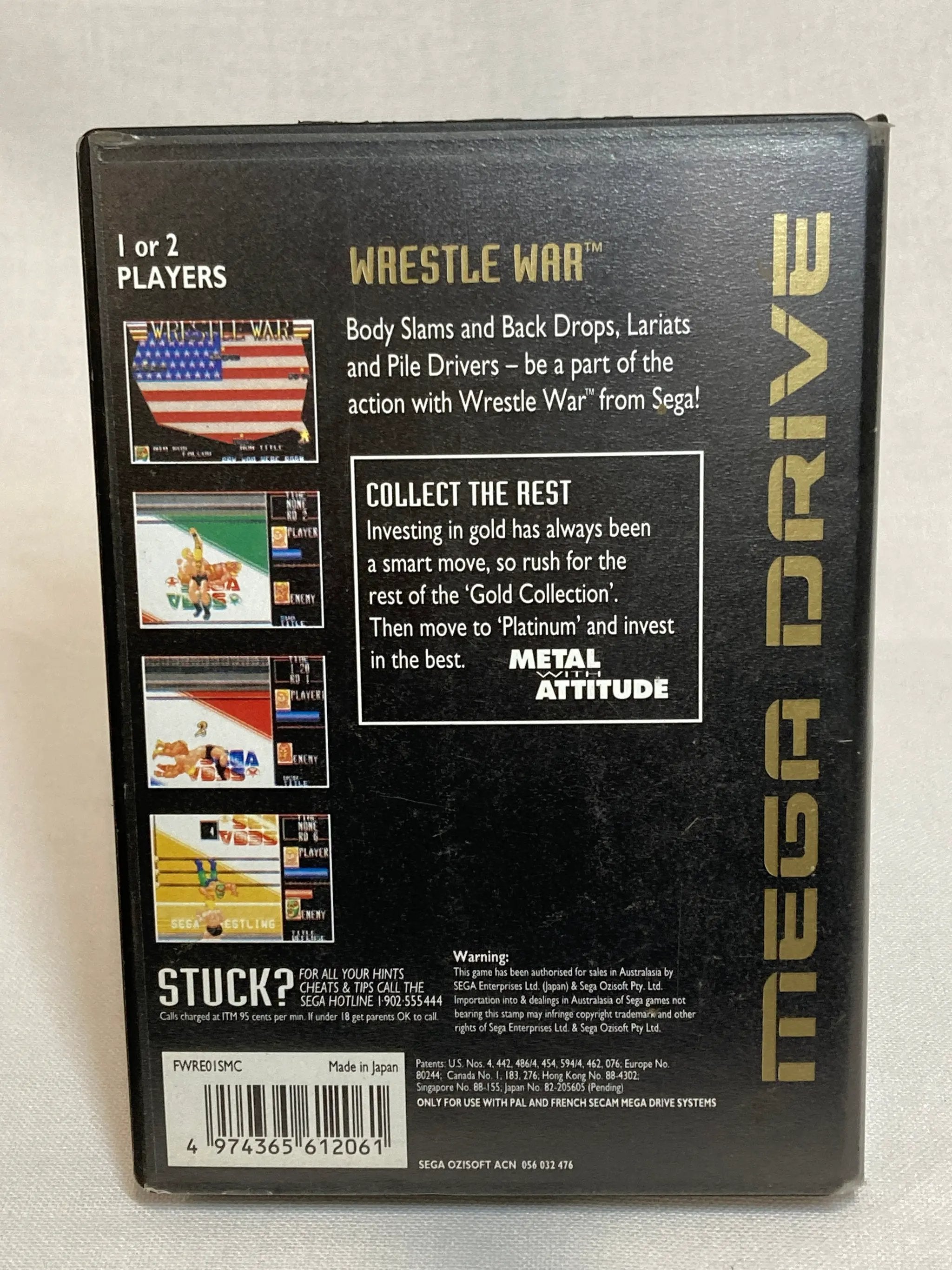 Game | Sega Mega Drive | Wrestle War (Gold) Physical Video Games Game Sega