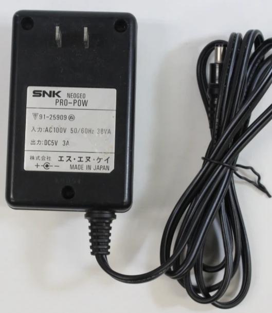 ALIM. OFFIC. SNK NEO GEO AES AC ADAPTATEUR MOD. PRO-POW3 JAP IMPORT ALIM. OFFIC. SNK NEO GEO AES AC ADAPTATEUR MOD. PRO-POW3 JAP IMPORT