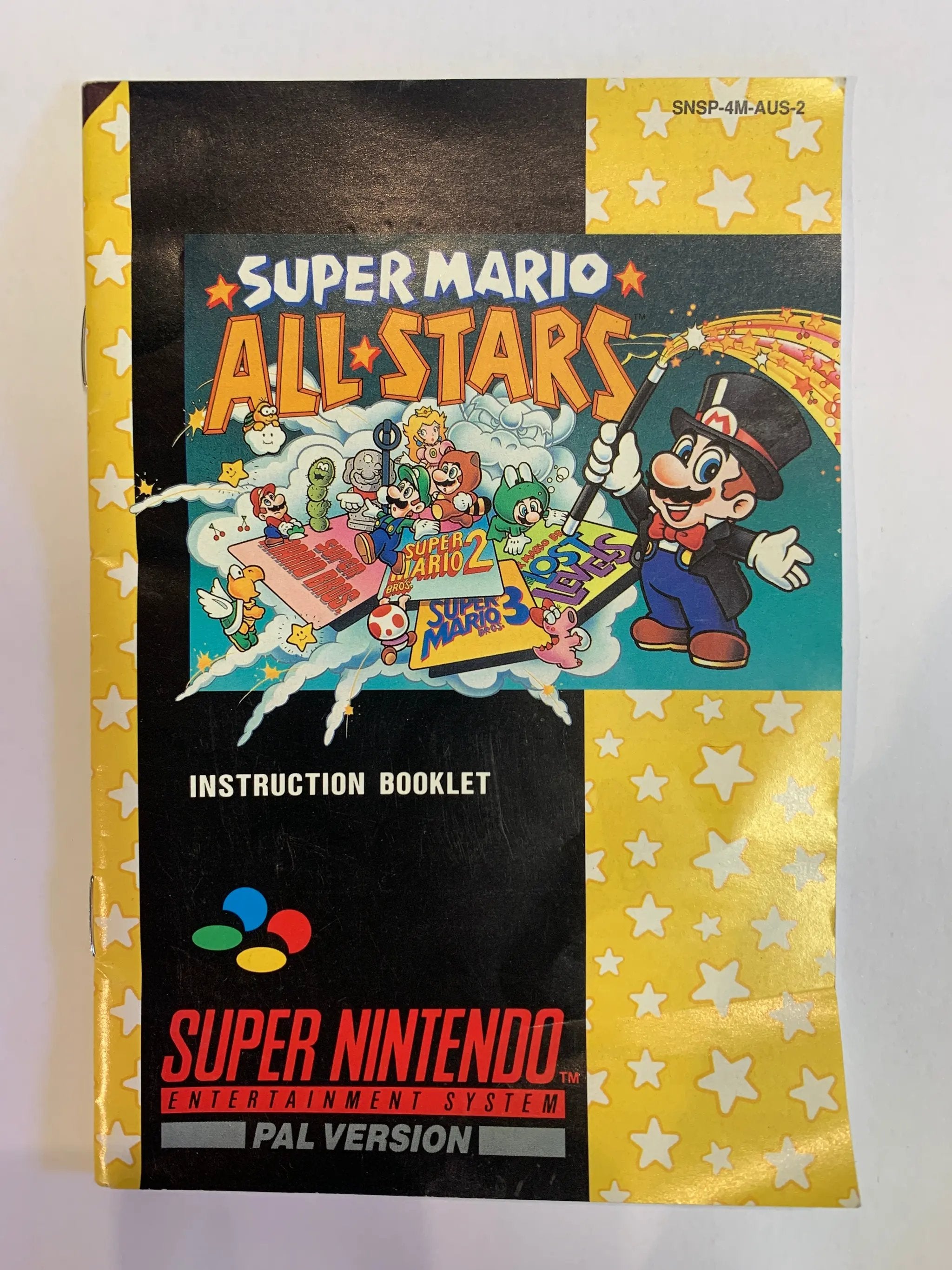 Manual | Nintendo SNES | Replacement Instruction Manuals Book Manual RetroSales.com.au