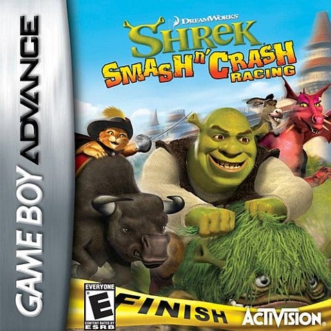 Game | Nintendo Game Boy Advance GBA | Shrek Smash N' Crash Racing