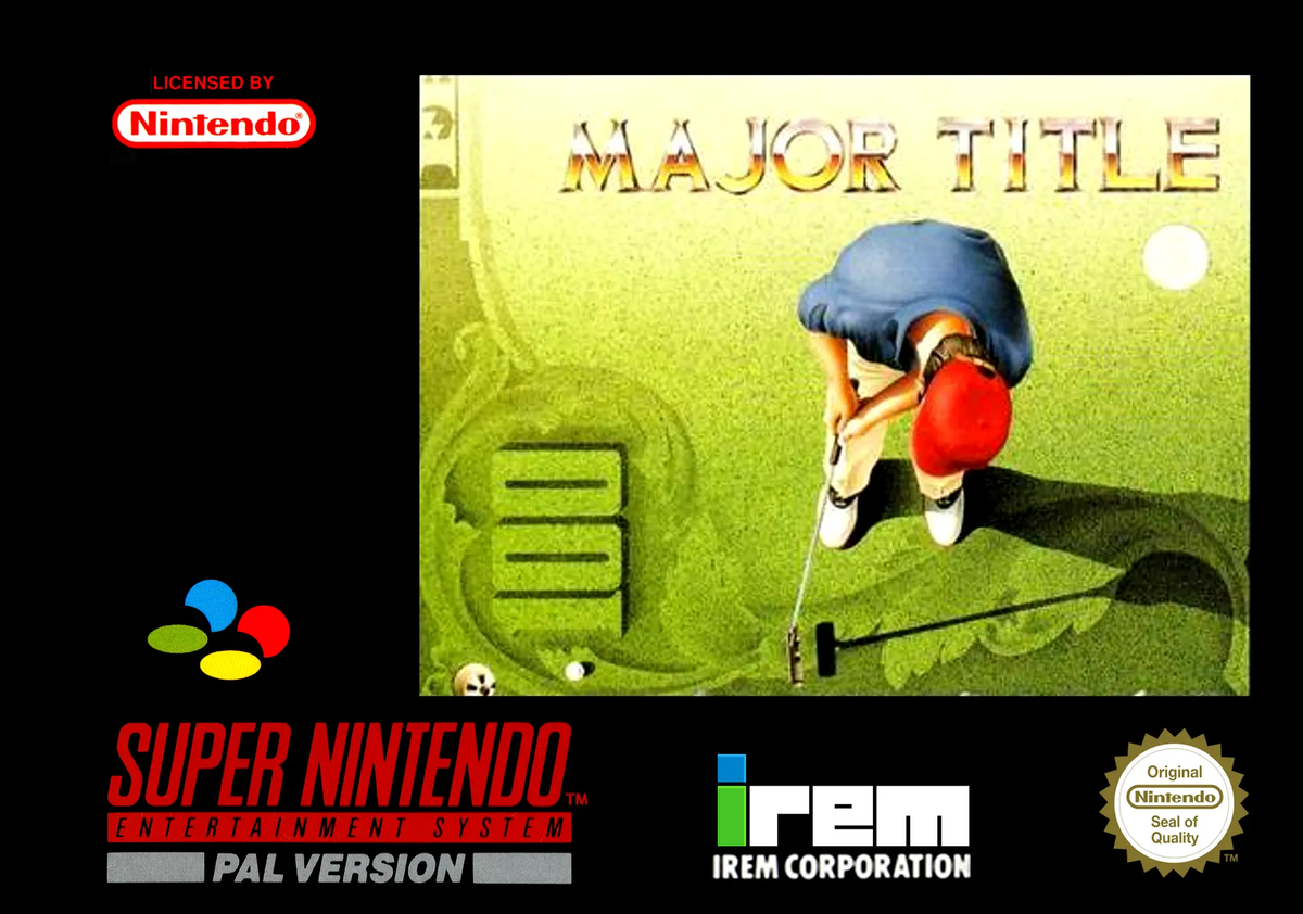 Game | Super Nintendo SNES | Major Title Physical Video Games Game Nintendo