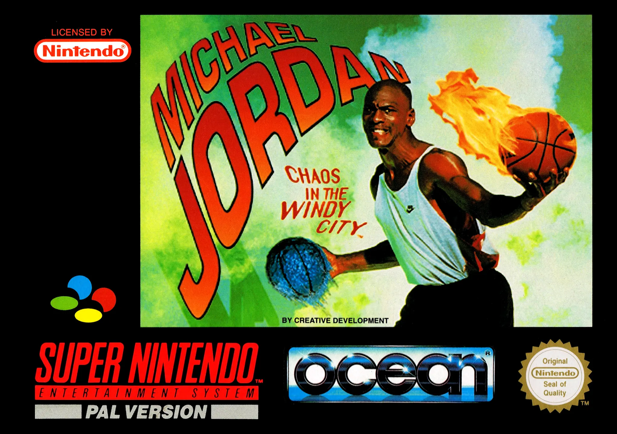 Game | Super Nintendo SNES | Michael Jordan Chaos In The Windy City Physical Video Games Game Nintendo