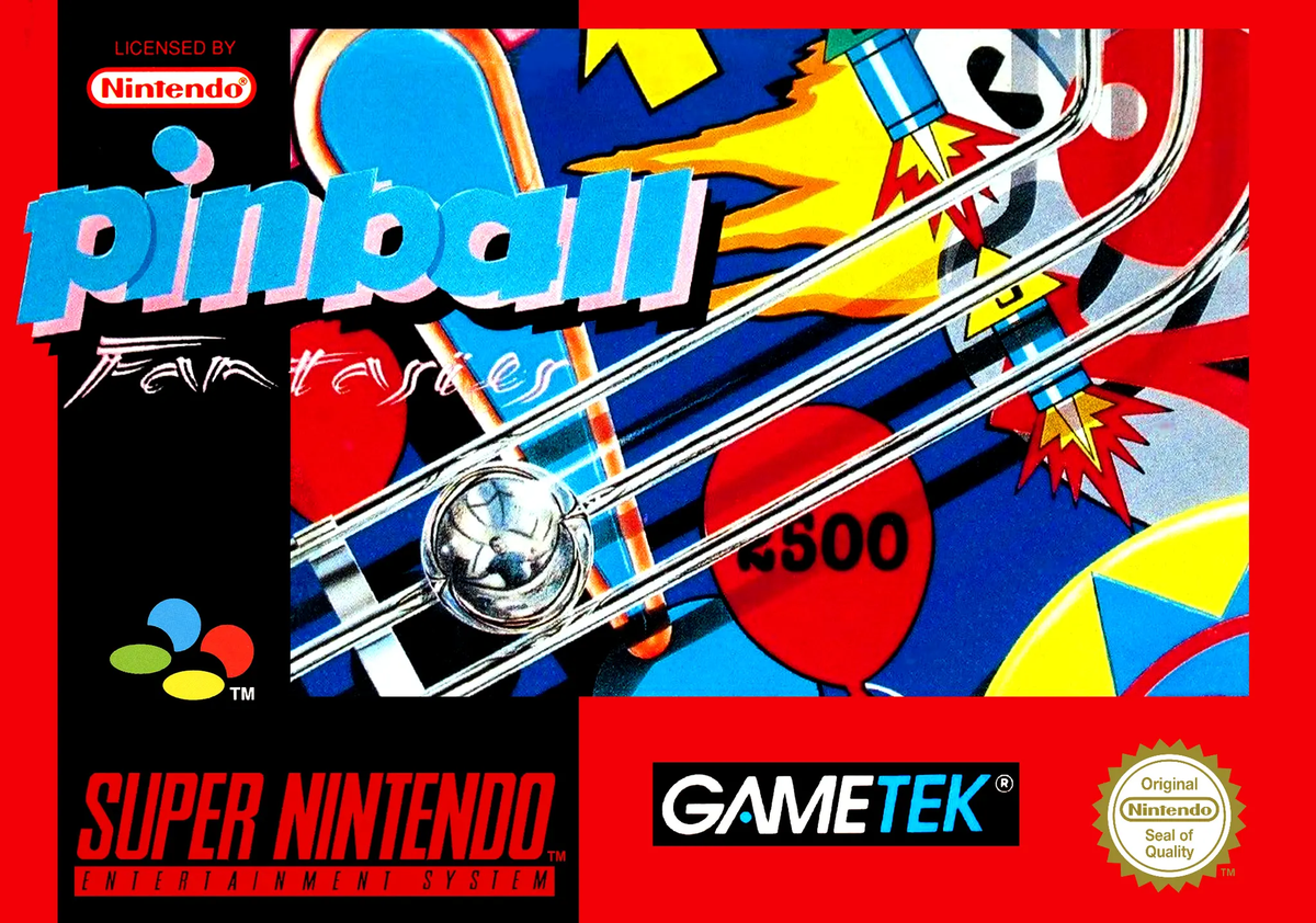 Game | Super Nintendo SNES | Pinball Fantasies Physical Video Games Game Nintendo