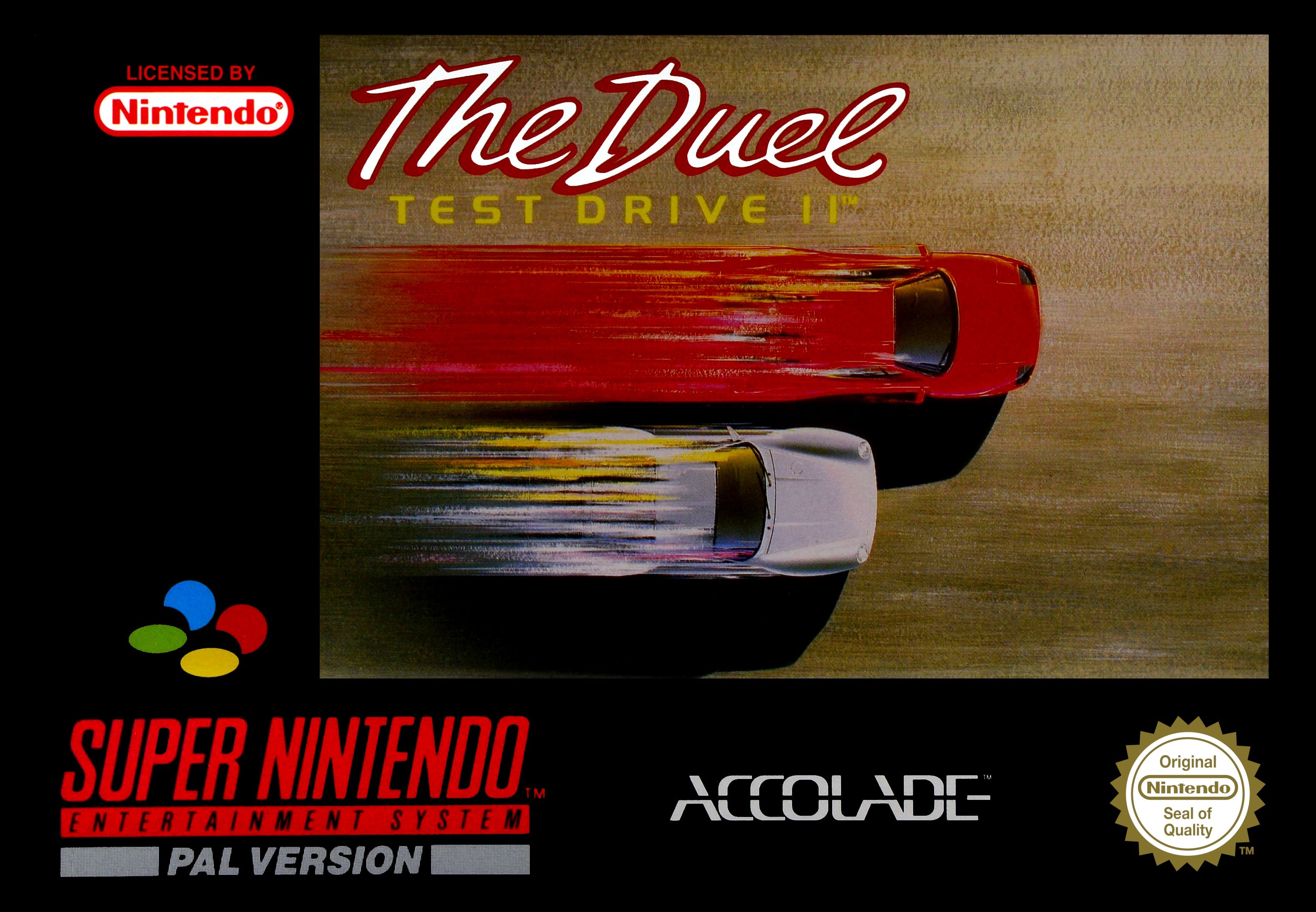 Game | Super Nintendo SNES | The Duel Test Drive II