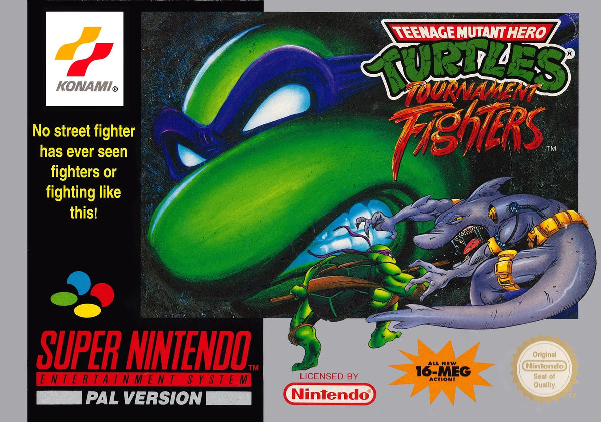 Game | Super Nintendo SNES | Teenage Mutant Ninja Turtles Tournament Fighters Physical Video Games Game Nintendo