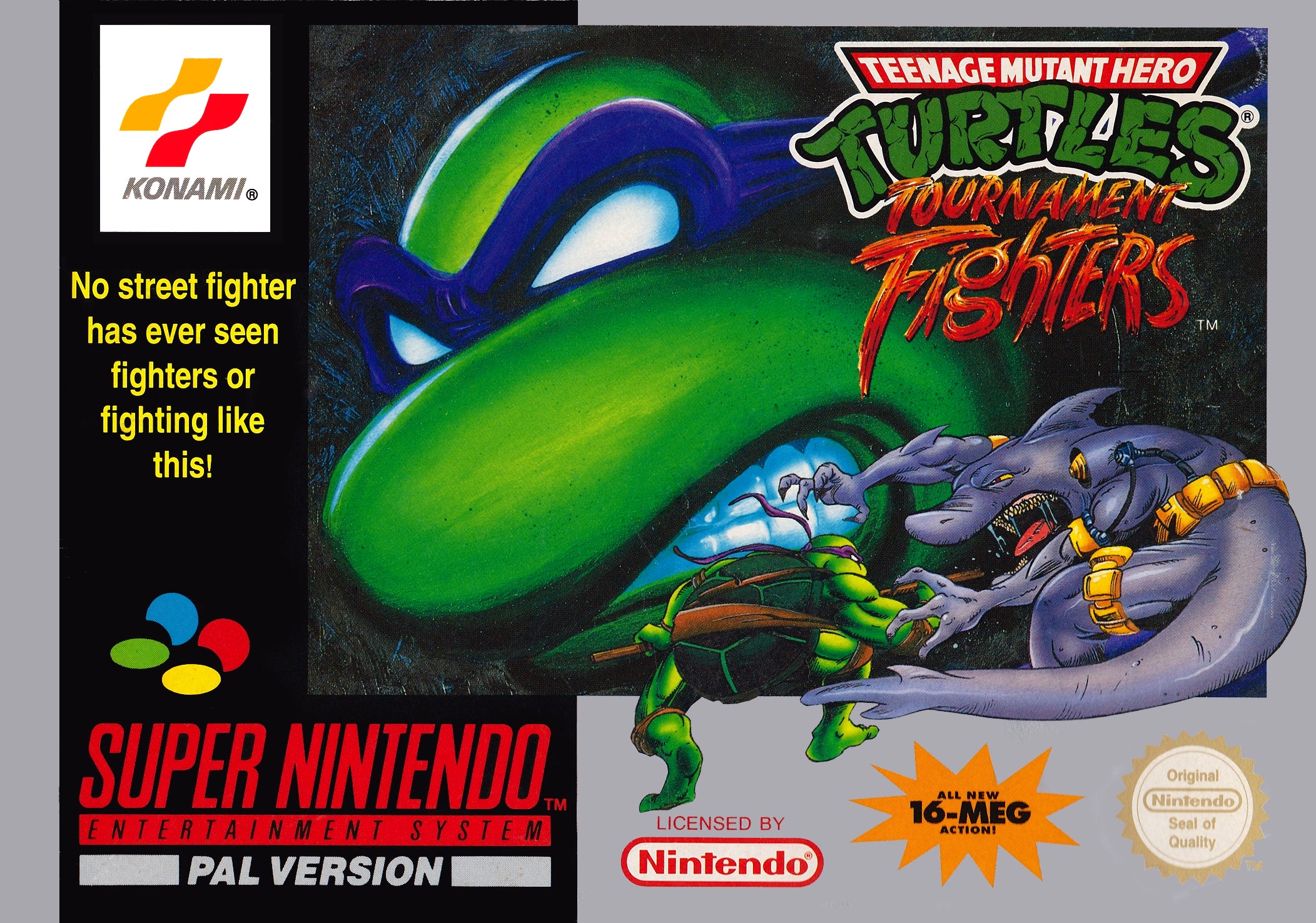 Game | Super Nintendo SNES | Teenage Mutant Ninja Turtles Tournament Fighters