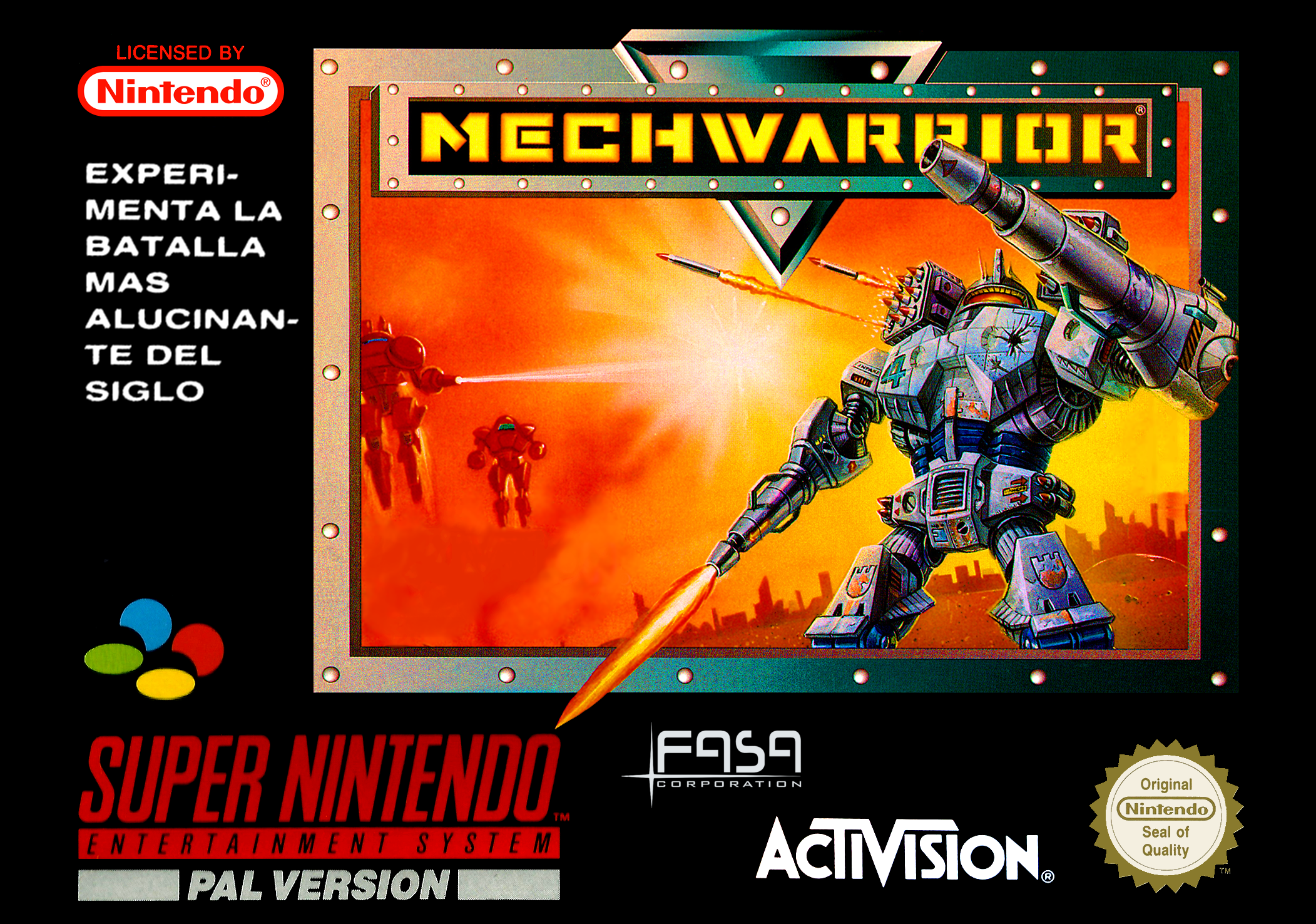 Game | Super Nintendo SNES | MechWarrior