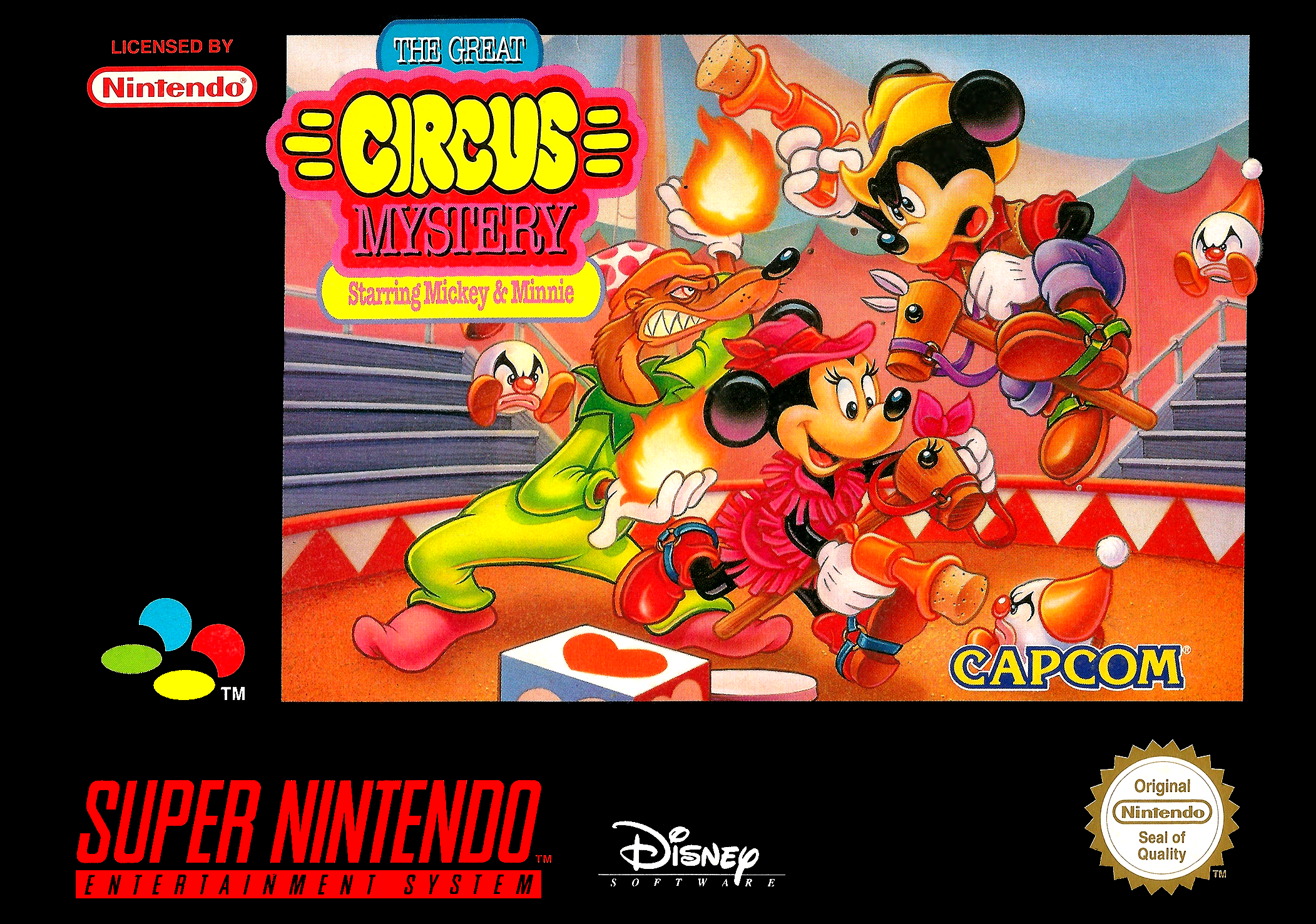 Game | Super Nintendo SNES | The Great Circus Mystery