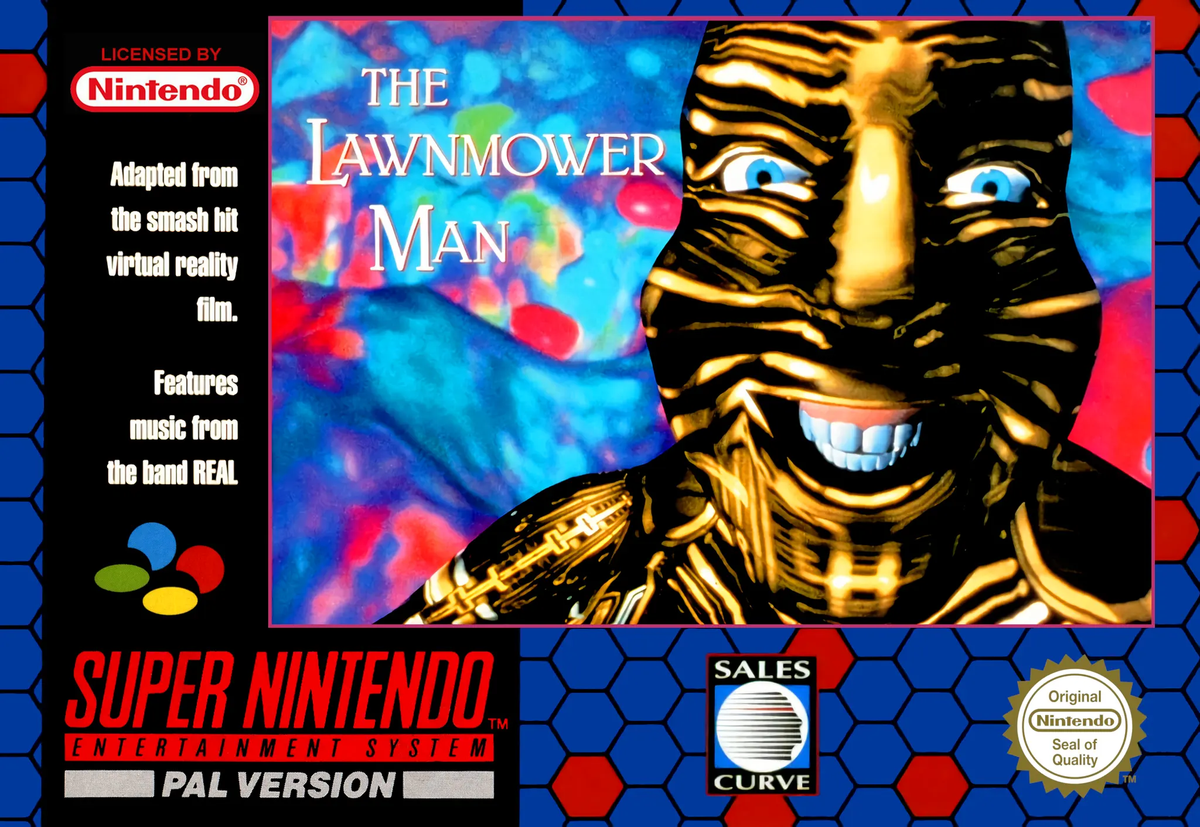Game | Super Nintendo SNES | Lawnmower Man Physical Video Games Game Nintendo