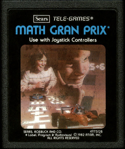 Game | Atari 2600 | Math Gran Prix [Tele Games]