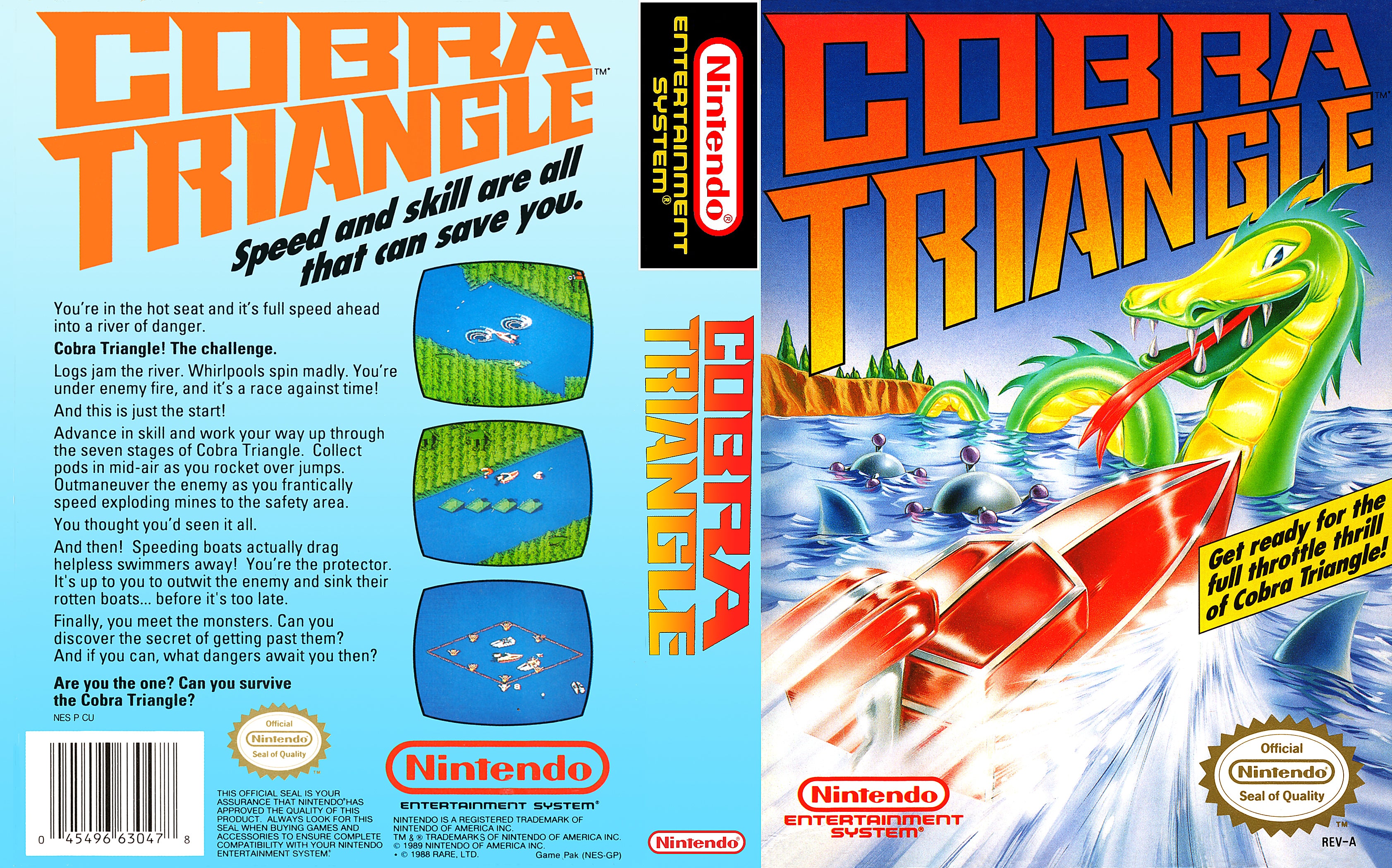 Game | Nintendo NES | Cobra Triangle